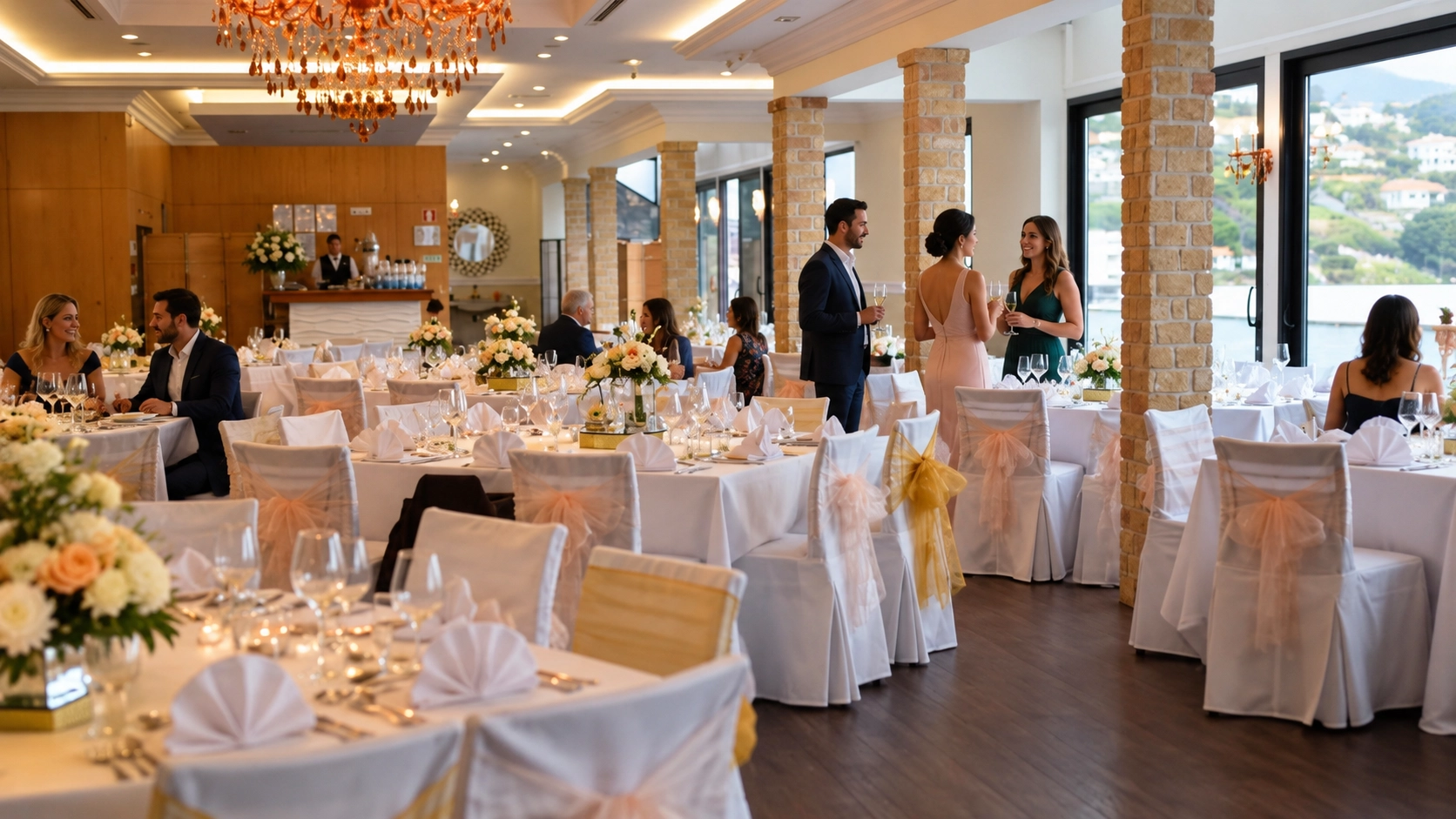 Espaço para celebrações e eventos no Restaurante Quinta Estação