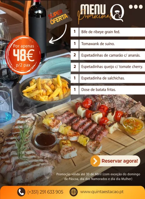 Menu Promocional Quinta Estação